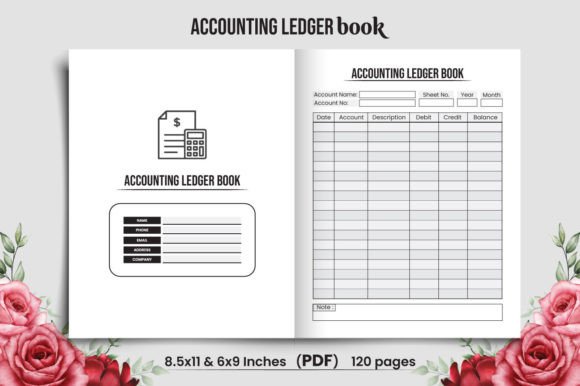 Download Accounting Ledger Book | KDP INTERIOR - Accounting Collection