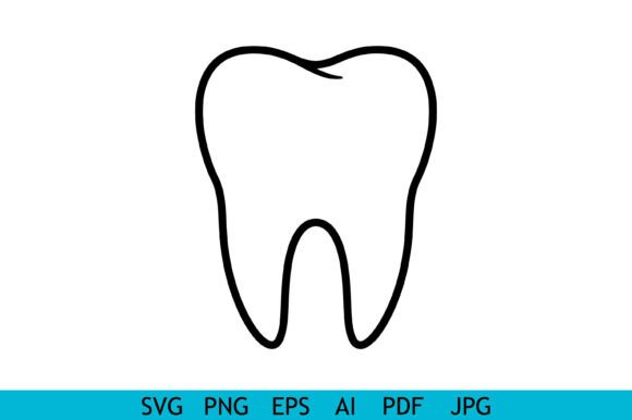 Download Minimal Tooth Outline Icon Vector - Minimal Collection