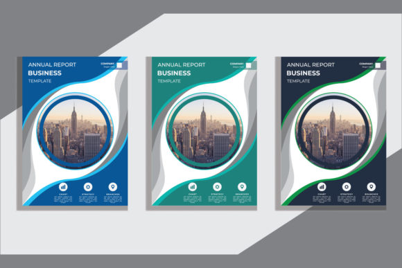 Download Vector Annual Report or Flyer Brochure - Premium Bundle